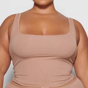 SKIMS NWT Soft Lounge Tank Sienna